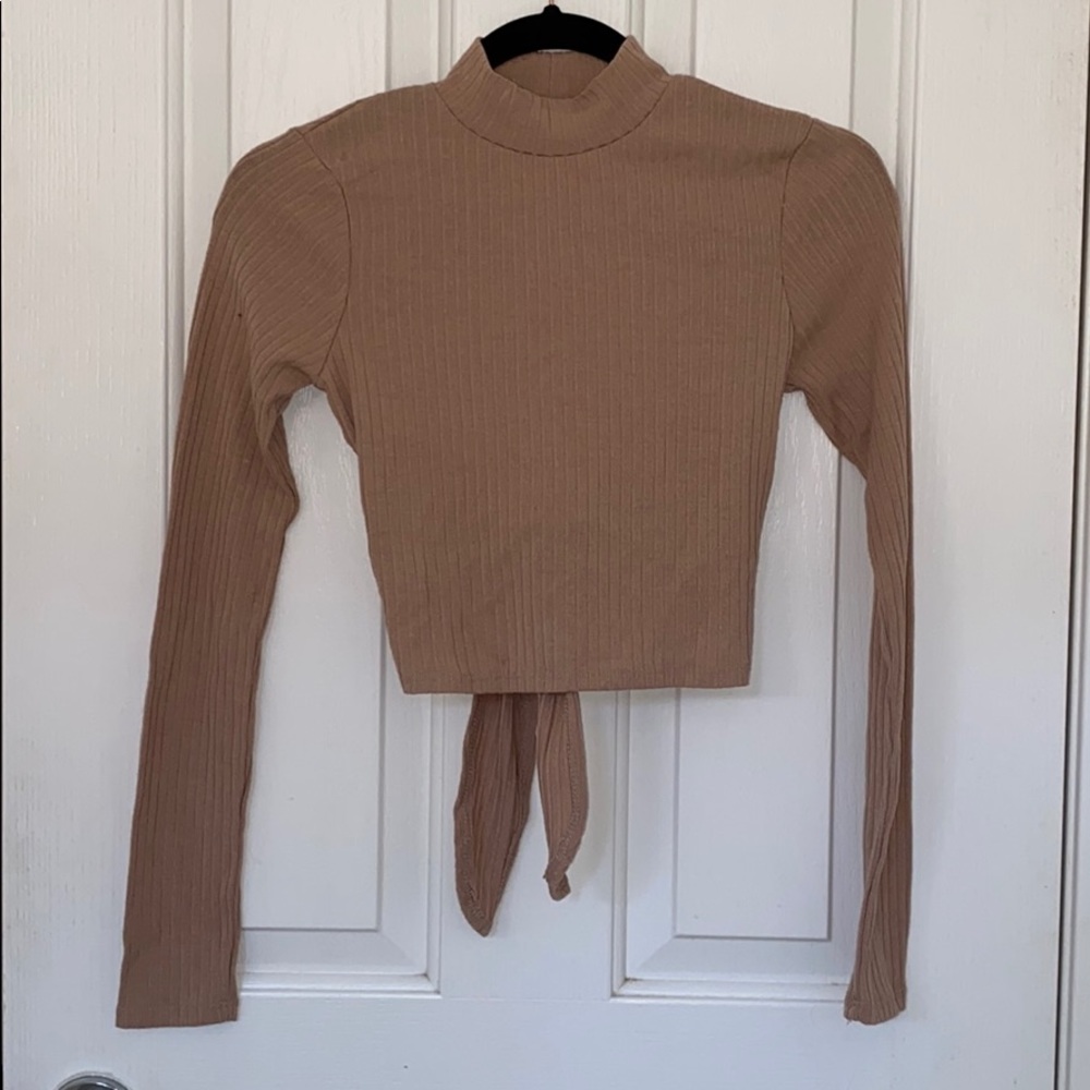 Forever 21 Tan Long Sleeve Top